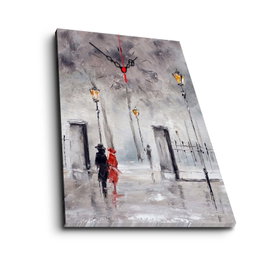 Wallity YYCS-1 Reloj de Pared Decorativo de Lienzo Multicolor